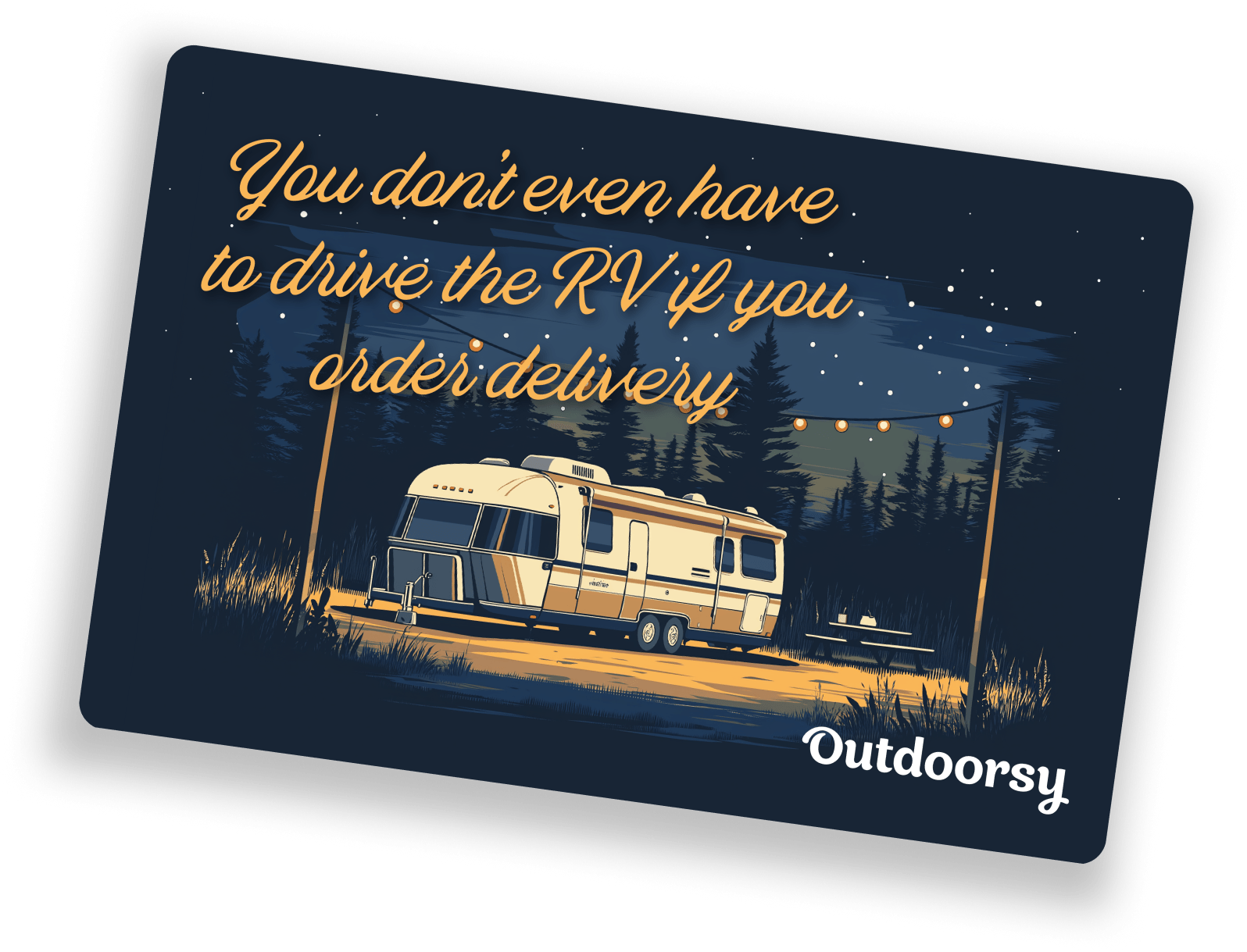 Outdoorsy gift card
